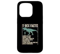 T REX FACTS Dinosaur Stats Data Chart Info Case for iPhone 15 Pro