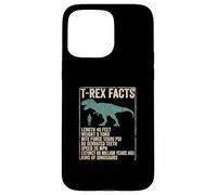 T REX FACTS Dinosaur Stats Data Chart Info Case for iPhone 15 Pro Max