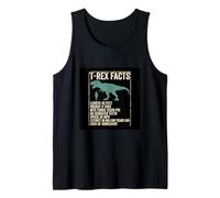 T REX Facts Dinosaur Stats Data Chart Info Tank Top