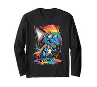 T Rex Gay Pride LGBT Long Sleeve T-Shirt