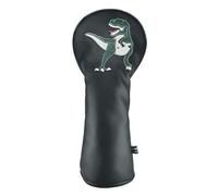 T Rex Golf Club Covers Headcovers PU Leather Animal for Driver Fairway Woods Hybrid Protector with Interchangeable Number Tag (Driver)