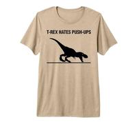 T-rex Hates Push-ups Premium T-Shirt