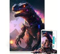T Rex Jigsaw Puzzles 1000 Pieces for Teenagers Strong Logic Toy Home Activity Clear Edge Cherished Gift (38x52cm)