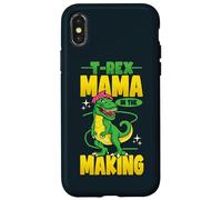 T-Rex Mama In The Making Mommy Dinosaur Baby Pregnancy Case for iPhone X/XS