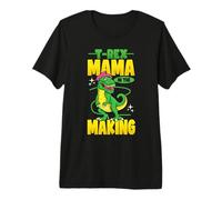 T-Rex Mama in The Making Mommy Dinosaur Baby Pregnancy Premium T-Shirt