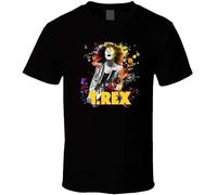 T Rex - Marc Bolan 1 Black T Shirt Mens