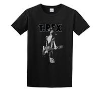 T Rex Marc Bolan Glam Mens Rock Merch Unisex Short-Sleeve T-Shirts Black