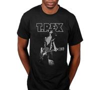 T-Rex Marc Glam T-Shirt Electric Warrior Bolan Rock Band New Merch Black