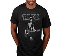 T-Rex Marc Glam T-Shirt Electric Warrior Bolan Rock Band New Merch Black