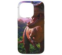 T-rex on the Hunt Dinosaur Case for iPhone 14 Pro