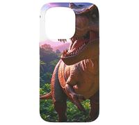 T-rex on the Hunt Dinosaur Case for iPhone 15 Pro