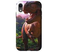 T-rex on the Hunt Dinosaur Case for iPhone XR