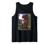 T-rex on the Hunt Dinosaur Tank Top