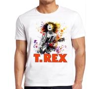 T.Rex Rock Band Marc Bolan Retro Tee T Shirt 1024 White