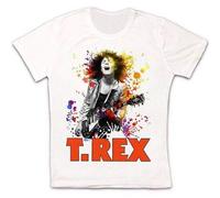 T.Rex Rock Band Marc Bolan Retro Vintage Hipster Unisex T Shirt White