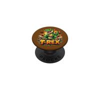 T Rex Shirt Kids Boys Roaring Dinosaur Birthday Gift Tee PopSockets Adhesive PopGrip
