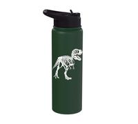 T-Rex Skeleton Dinosaur Museum Science Teacher Stainless Steel Insulated Water Bottle