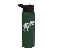 T-Rex Skeleton Dinosaur Museum Science Teacher Stainless Steel Insulated Water Bottle