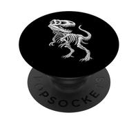 T Rex Skeleton Fossil Dinosaur Paleontologist Dino bones PopSockets Adhesive PopGrip