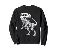 T Rex Skeleton Fossil Dinosaur Paleontologist Dino bones Sweatshirt