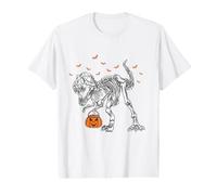 T-Rex Skeleton Halloween Boys Value Graphic T-Shirt