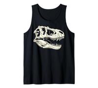 T-Rex Skull Dinosaur Fossil Paleontology Museum Tank Top
