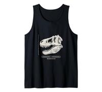 T-Rex Skull Paleontology Dinosaur Fossil Hunter Tank Top
