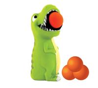 Hog Wild T-Rex Popper Toy - Launches Foam Balls Up to 20 Feet - Fun Indoor and Outdoor Game for Kids - Includes 4 Foam Balls