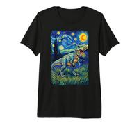 T-Rex Starry Night Premium T-Shirt