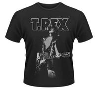 T Rex T Shirt Marc Bolan Glam Mens Black Rock Merch