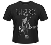 T Rex T Shirt Marc Bolan Glam Mens Rock Tee Black M