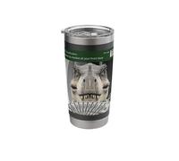T-Rex There is Motion At Your Front Door T Rex Dinosaur Dino Stainless Steel Insulated Tumbler