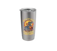 T-Rex This is My Scary Halloween Custume - Boys Dinosaur Stainless Steel Insulated Tumbler