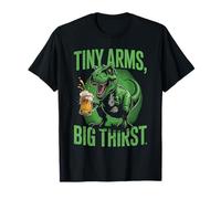 T-Rex Tiny Arms Big Thirst Funny Dinosaur Beer Joke T-Shirt