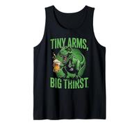 T-Rex Tiny Arms Big Thirst Funny Dinosaur Beer Joke Tank Top