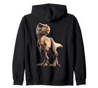 T-Rex Tyrannosaurus Rex Dinosaur I Love Dinosaurs Dino Zip Hoodie