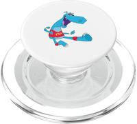 T-Rex Tyrannosaurus Rex Karate Kick PopSockets PopGrip for MagSafe