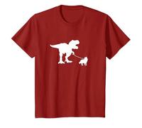 T-Rex Walking Shetland Sheep Dog Tyrannosaurs T Rex Jurassic T-Shirt
