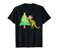 T-Rex with Grabbers Christmas Tree - Funny Unstoppable Dino T-Shirt