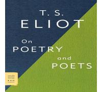 T. S. Eliot On Poetry & Poets Paperback Book T. S. Eliot Multicolor