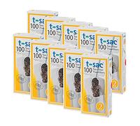 T-Sac Tea Filter Bags, Disposable Tea Infuser, Number 2-Size, 2 to 4-Cup Capacity, Set of 1,000