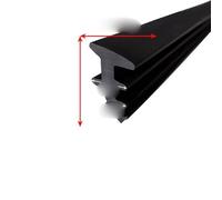 T Sd Aluminum Seal Strip 90° for Doors & Rubber Weatherstrip Wind Stopper Profile 004 12x8mm Easy Installat Energy Efficient