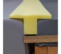 T Shape High Density Foam,200cm Long Bed Gap Filler Twin Bed Connector for Single/Twin/Queen/King Bed,Headboard Pillow Mattress Extender (4cm Gap)