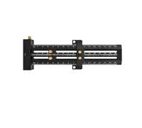 T Shape Marking Gauge 16cm Black Steel Pin Double Line Woodworking | Steel pin double line design for precise parallel marking on 16cm black aluminium alloy ruler