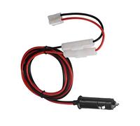 T Shape Power Cable Cord Cigarette Lighter forMobile Radio - Robust & Durable, Car Charger Fuse 10A, Input Voltage 12-14V
