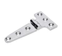 T Shape Ship Hinge, 316 Stainless Steel, 10x5.4cm, Heavy Duty, Corrosion Resistance, for Cabinet Doors, Garden Gates, Caravan Door, Yacht Door