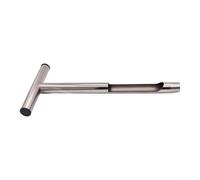 T-Shape Soil Sampler for Golf Course Turf Analysis, Steel Core Extractor | Steel Build, Tapered Tip For Compacted Ground, Precise Moisture Testing, Lightweight For Field Use, 32.5cm Length