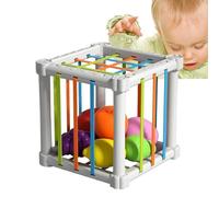 T-Shape Sorter Toy - Colorful Sensory Bin with Multiple Shapes for | Educational Early Learning Activity Toy Improves Cognitive Skills | Stimulates Hand-Eye Coordination, Problem Solving, and