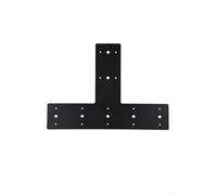 T Shape Steel Flat Bracket 14 x 8.5 Inch Heavy Duty Structural Steel Plate for Truss Roofing Framing Pergolas Gazebos Garden Arbors Timber Beams Posts