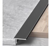 T-Shaped Floor Transition Strips 90cm, 3 Pack Door Joint Profiles, Seamless Thresholds for Carpet, Wood, Laminate, Matte Champagne